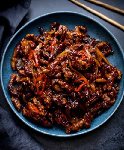 BEEF CHILLY/BEEF DRY FRY